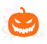 Motif appliqué thermocollant Halloween Citrouille